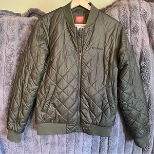 Columbia Hawlings Hill quilted bomber jacket